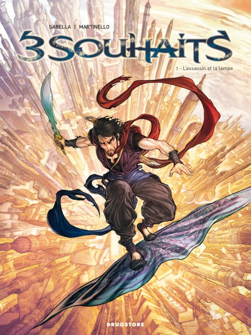 Couverture de l'album 3 souhaits Tome 1 L'assassin et la lampe