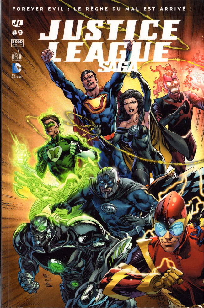 Couverture de l'album Justice League Saga #9 Forever Evil : le règne du Mal est arrivé !