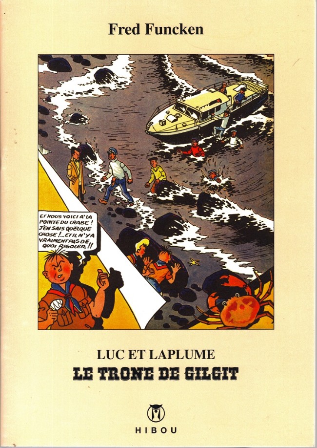 Couverture de l'album Luc et Laplume Le trône de Gilgit