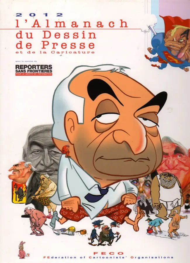 Couverture de l'album L'Almanach du Dessin de Presse et de la Caricature 2012