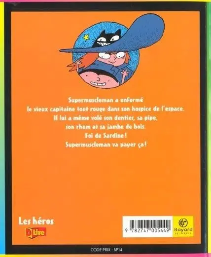 Verso de l'album Sardine de l'espace Tome 6 Le capitaine tout rouge