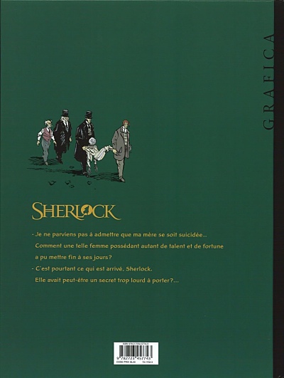 Verso de l'album Sherlock Tome 1 Révélation