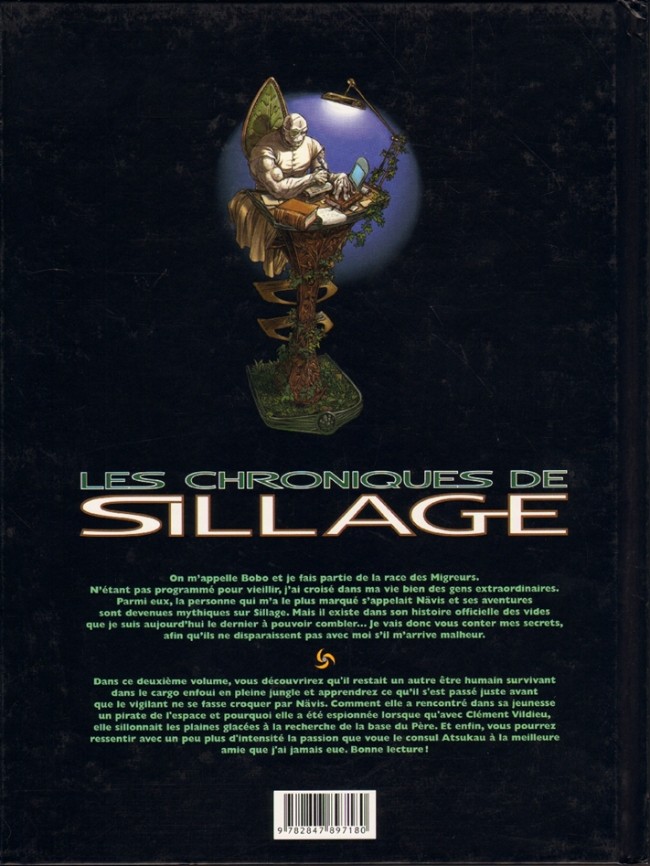 Verso de l'album Les chroniques de Sillage Volume 2