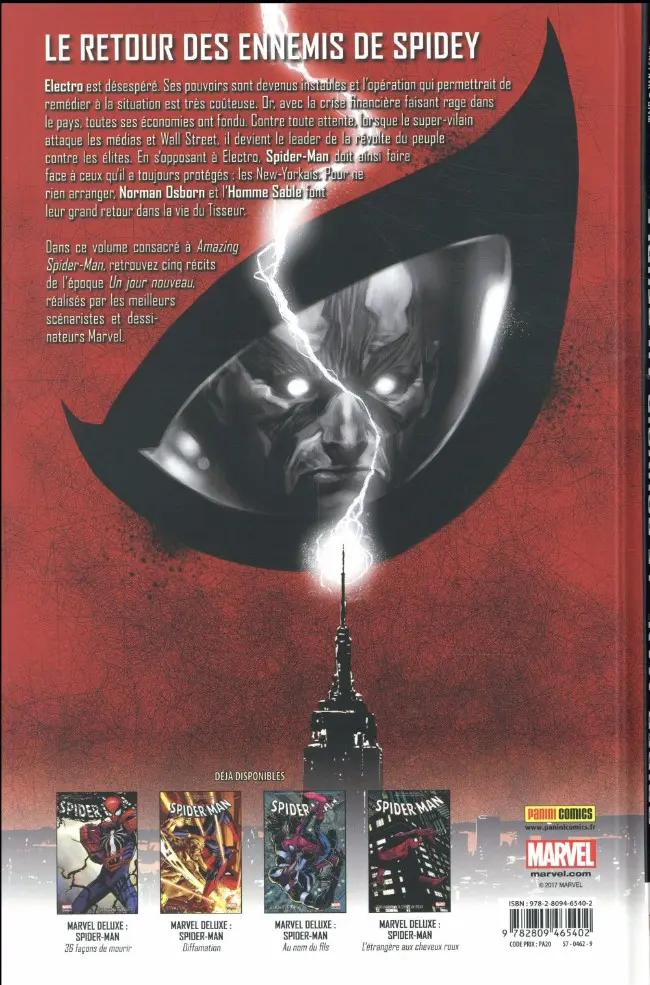 Verso de l'album Spider-Man - Un jour nouveau Tome 7 Le pouvoir au peuple