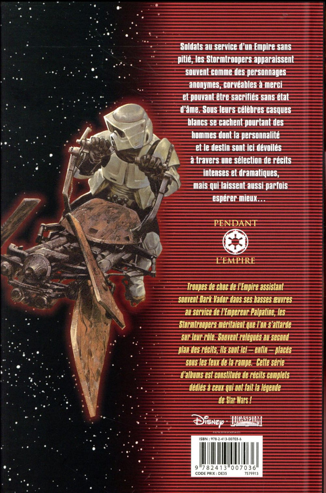 Verso de l'album Star Wars - Icones Tome 6 Stormtroopers