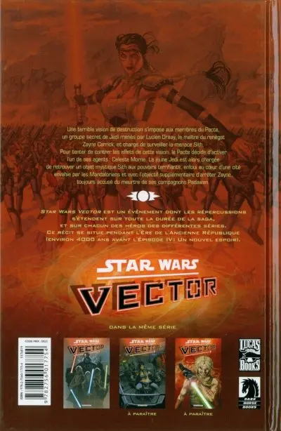 Verso de l'album Star Wars - Vector Tome 1