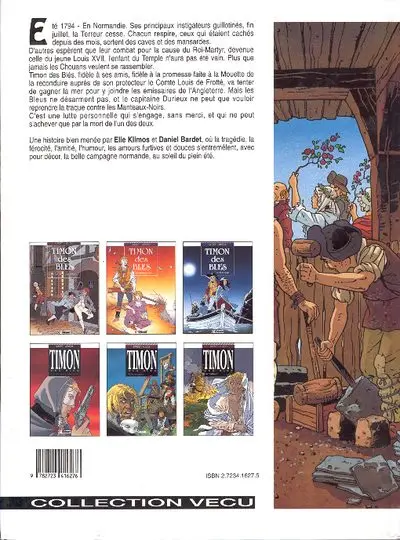 Verso de l'album Timon des blés Tome 6 Patriote