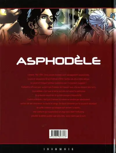 Verso de l'album Asphodèle Tome 4 La nuit du masque