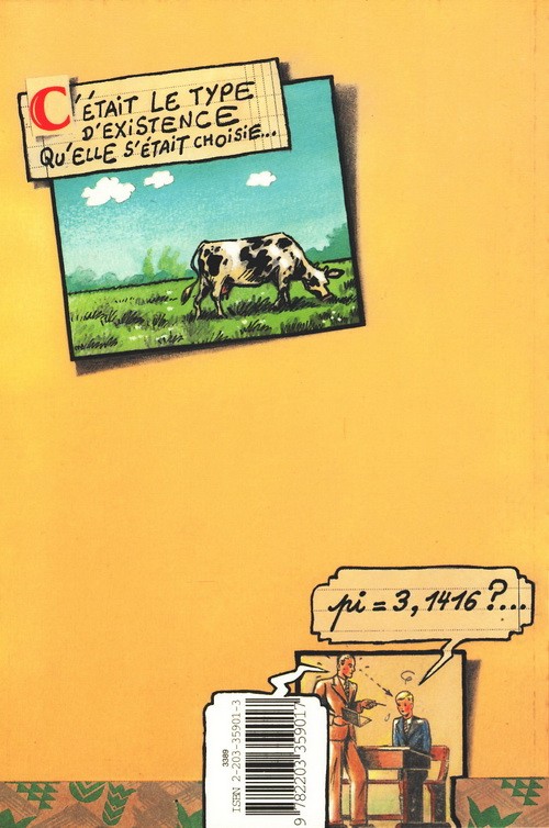 Verso de l'album La Vache Tome 1 Pi=3,1416
