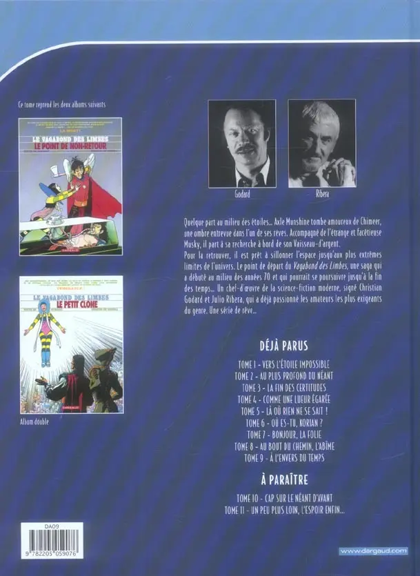 Verso de l'album Le Vagabond des Limbes Intégrale Tome 9 A l'envers du temps