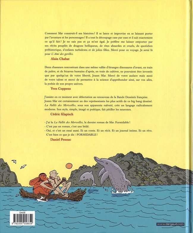 Verso de l'album La Vallée des Merveilles Chasseur-Cueilleur