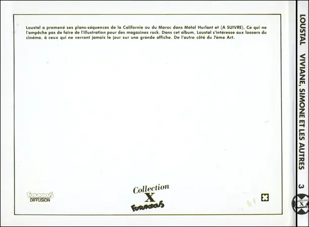 Verso de l'album Viviane, Simone et les autres