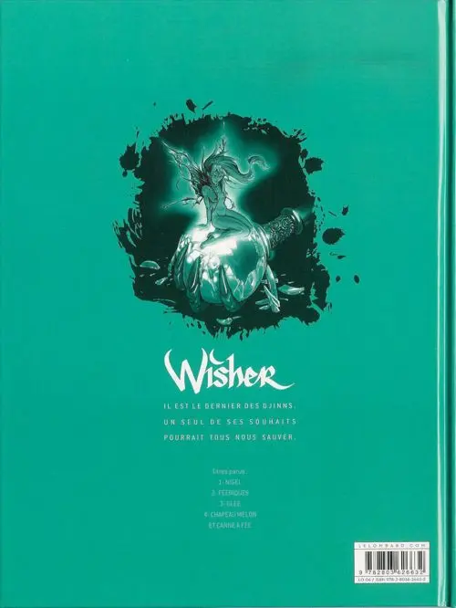 Verso de l'album Wisher Tome 4 Chapeau Melon et Canne à Fée