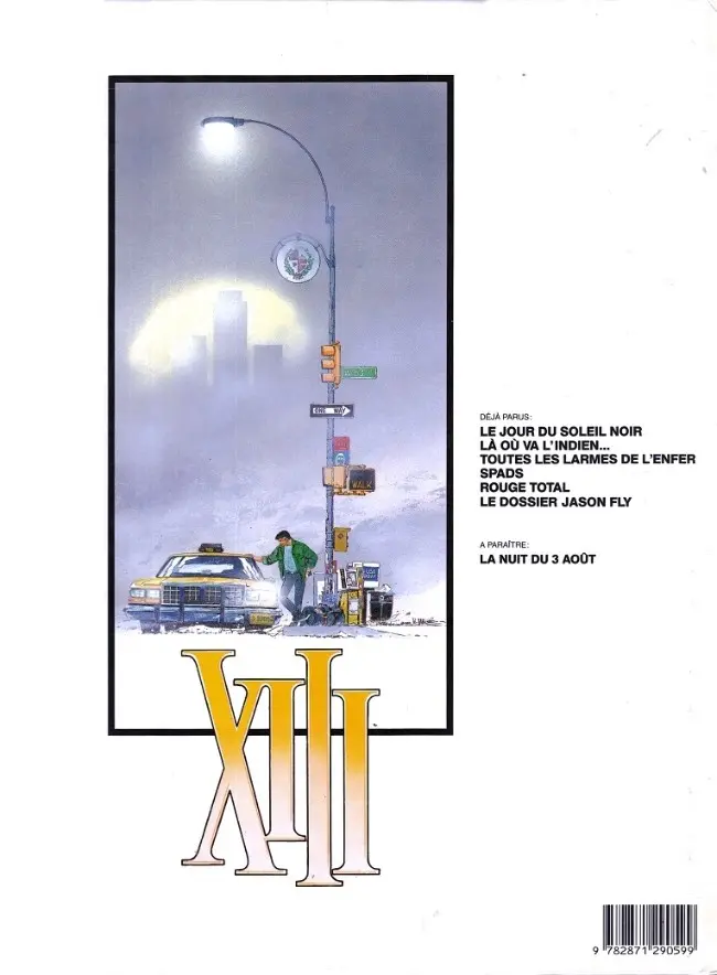 Verso de l'album XIII Tome 6 Le dossier Jason Fly