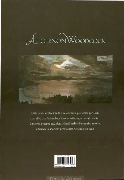 Verso de l'album Algernon Woodcock Tome 1 L'œil Fé - Première partie