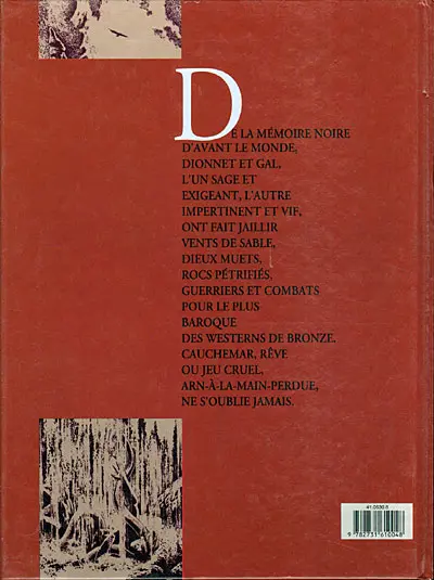 Verso de l'album Arn Tome 1 La vengeance d'Arn