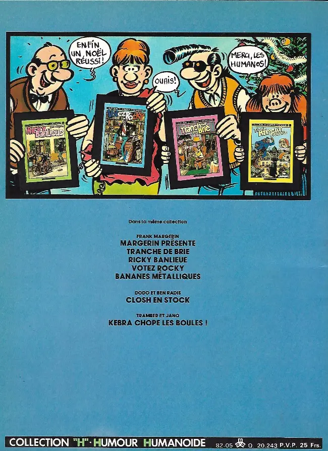 Verso de l'album Bananes métalliques