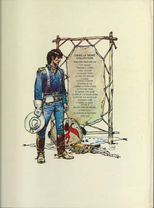 Verso de l'album Blueberry Tome 8 L'homme au poing d'acier