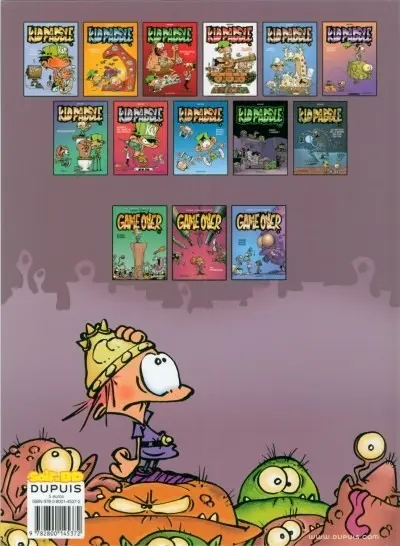 Verso de l'album Game over Tome 1 Blork Raider