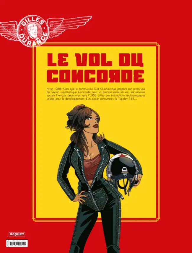 Verso de l'album Gilles Durance Tome 3 Le vol du Concorde