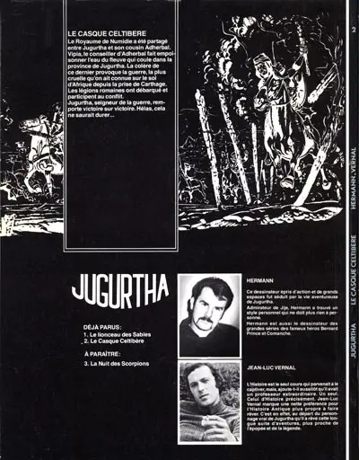 Verso de l'album Jugurtha Tome 2 Le casque celtibère