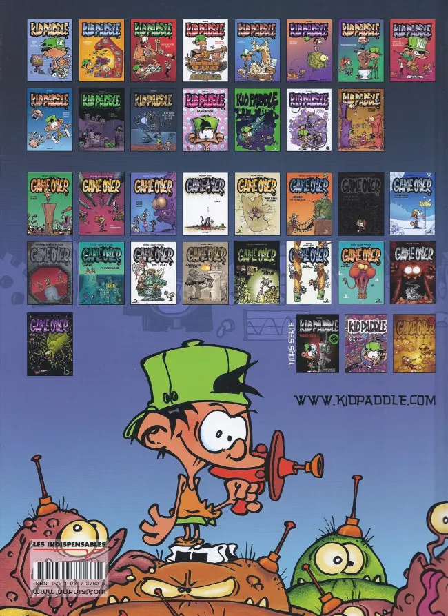 Verso de l'album Kid Paddle Tome 9 Boing ! Boing ! Bunk !