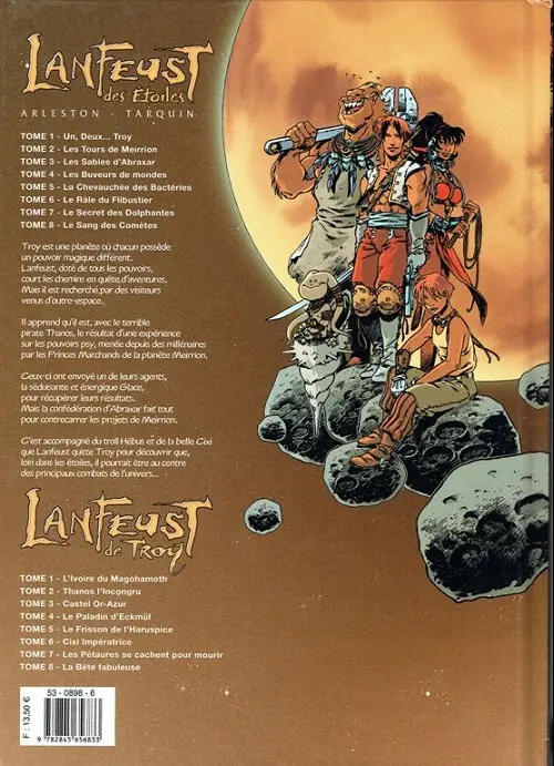 Verso de l'album Lanfeust des Étoiles Tome 3 Les sables d'Abraxar
