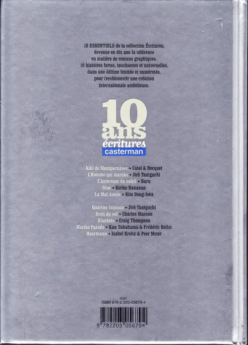 Verso de l'album La mal aimée
