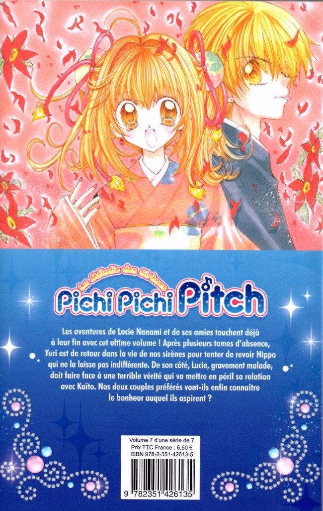 Verso de l'album Mermaid Melody - Pichi Pichi Pitch Tome 7