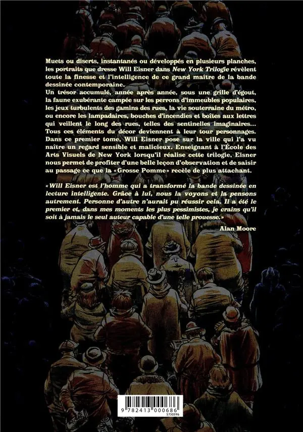 Verso de l'album New York Trilogie Intégrale