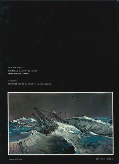 Verso de l'album Les Passagers du vent Tome 1 La fille sous la dunette