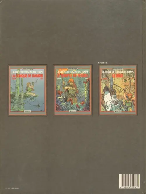 Verso de l'album La Quête de l'oiseau du temps Tome 1 La conque de Ramor
