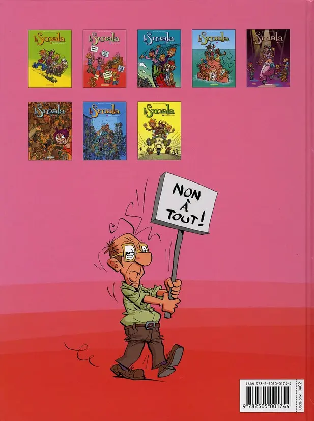 Verso de l'album La Smala Tome 2 Prise de tête
