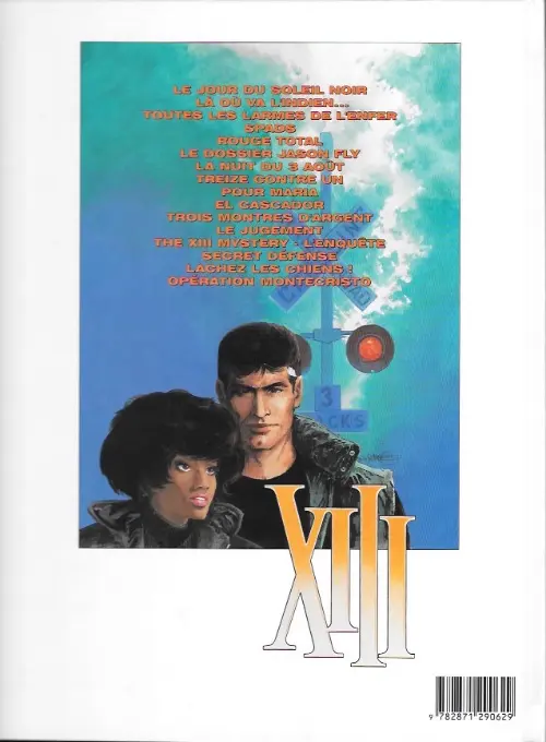 Verso de l'album XIII Tome 7 La nuit du 3 août