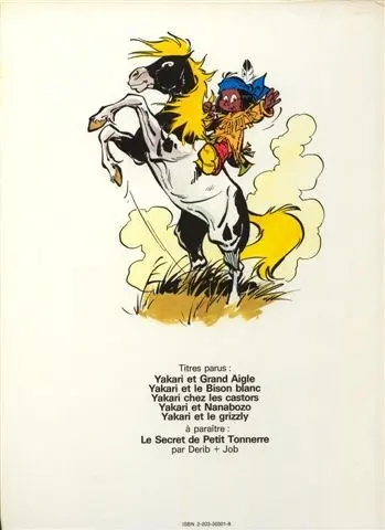 Verso de l'album Yakari Tome 1 Yakari et Grand Aigle