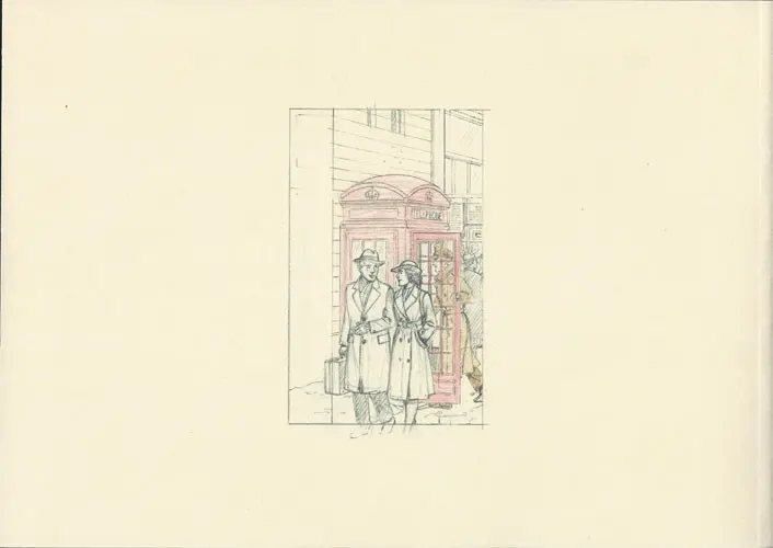 Verso de l'album Carnet anglais
