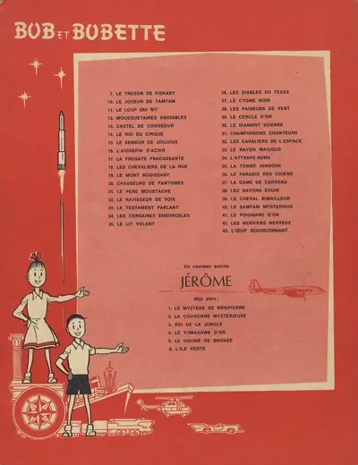 Verso de l'album Bob et Bobette Tome 43 L'œuf bourdonnant
