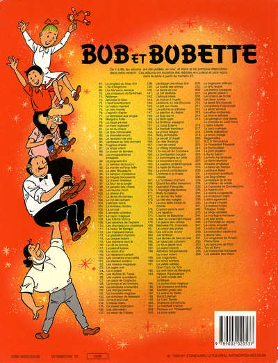 Verso de l'album Bob et Bobette Tome 256 Les oiseaux des dieux