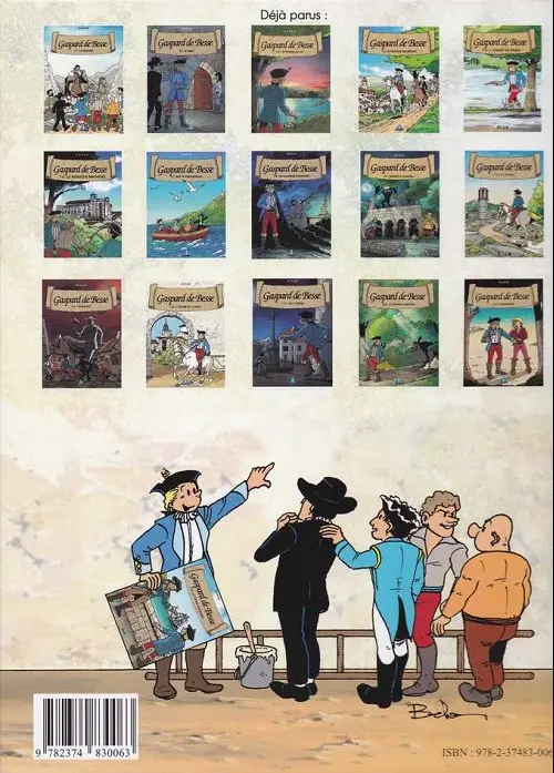Verso de l'album Gaspard de Besse Tome 16 La tortue de Bushnell