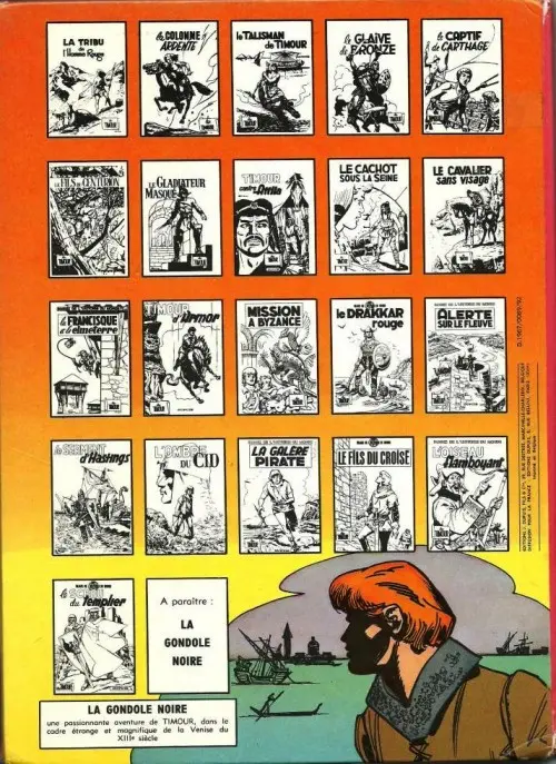 Verso de l'album Les Timour Tome 21 Le sceau du Templier