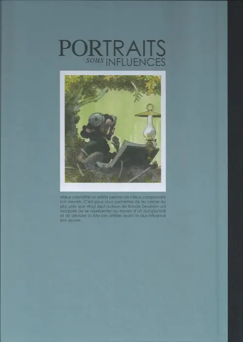 Verso de l'album Portraits sous influences Volume 2