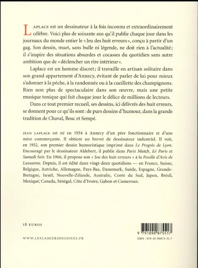 Verso de l'album Sauf erreur
