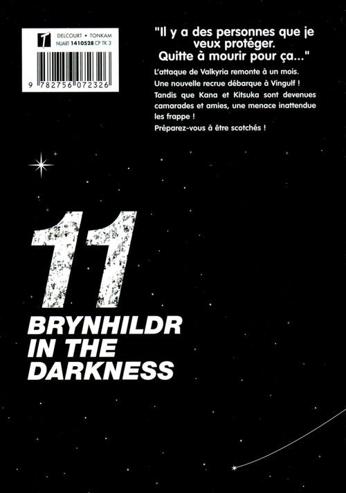 Verso de l'album Brynhildr in the Darkness 11