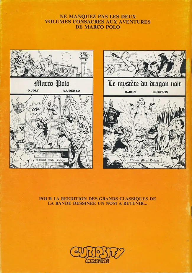 Verso de l'album Belloy Tome 4 L'homme qui avait peur...de son ombre