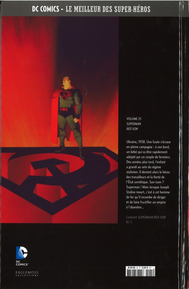 Verso de l'album DC Comics - Le Meilleur des Super-Héros Volume 25 Superman - Red Son