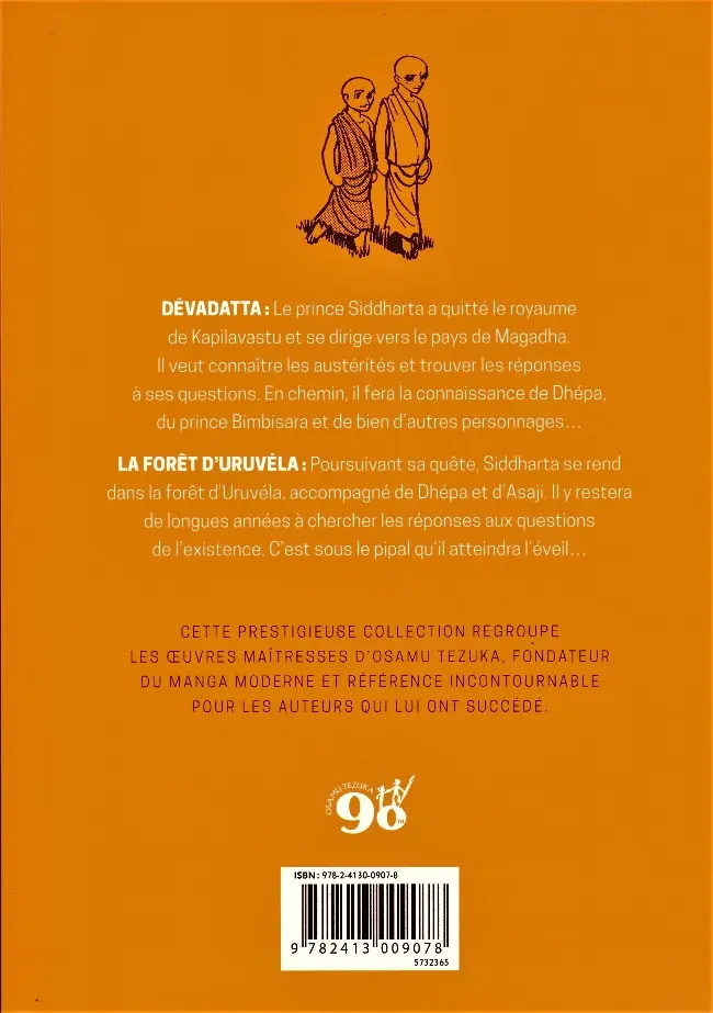 Verso de l'album Bouddha - La Vie de Bouddha Volume 2