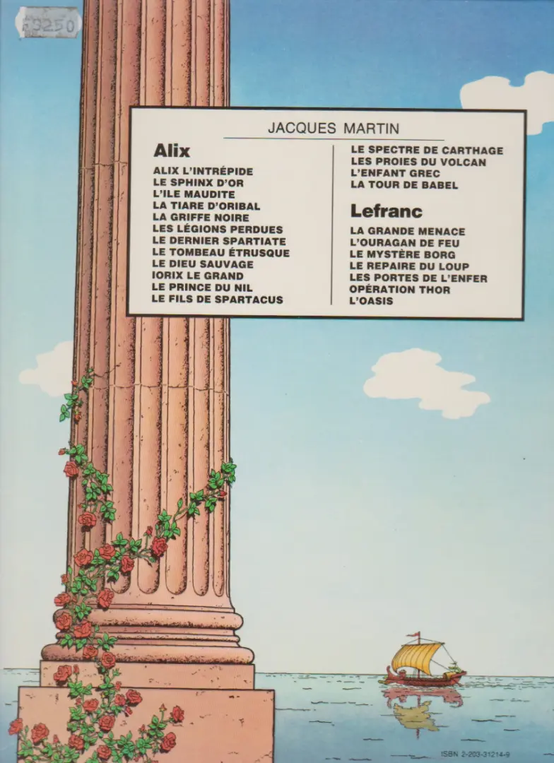 Verso de l'album Alix Tome 14 Les proies du volcan