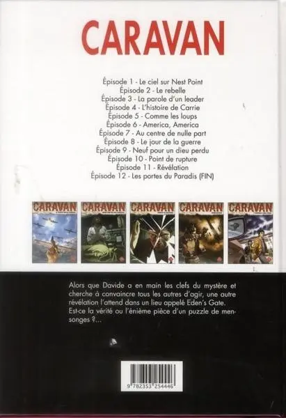 Verso de l'album Caravan Intégrale épisodes 8 à 12