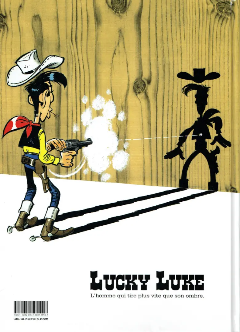 Verso de l'album Lucky Luke Tome 10 Alerte aux Pieds-Bleus