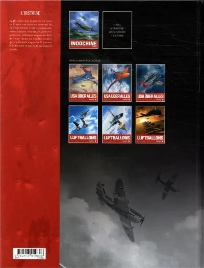 Verso de l'album Indochine Tome 1 Adieu, vieille Europe